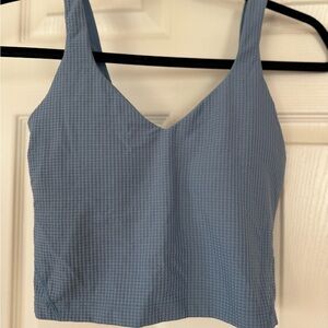 Lululemon Align Ribbed Blue Tank Top